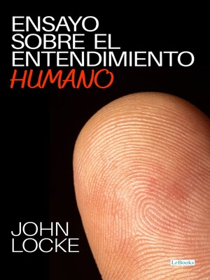 cover image of Ensayo sobre el Entendimiento Humano